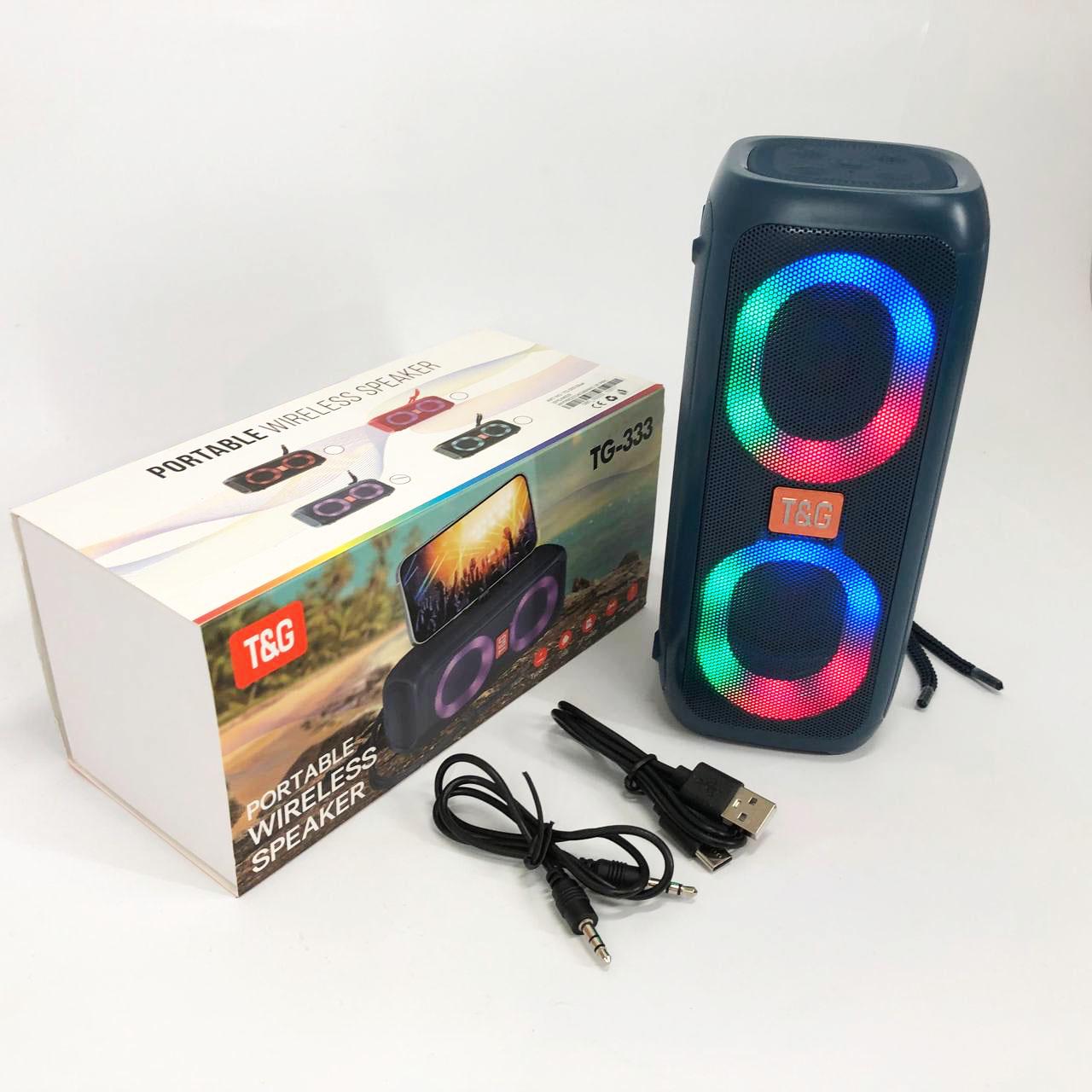 Портативна колонка TG333 2x5W з RGB підсвічуванням - фото 15