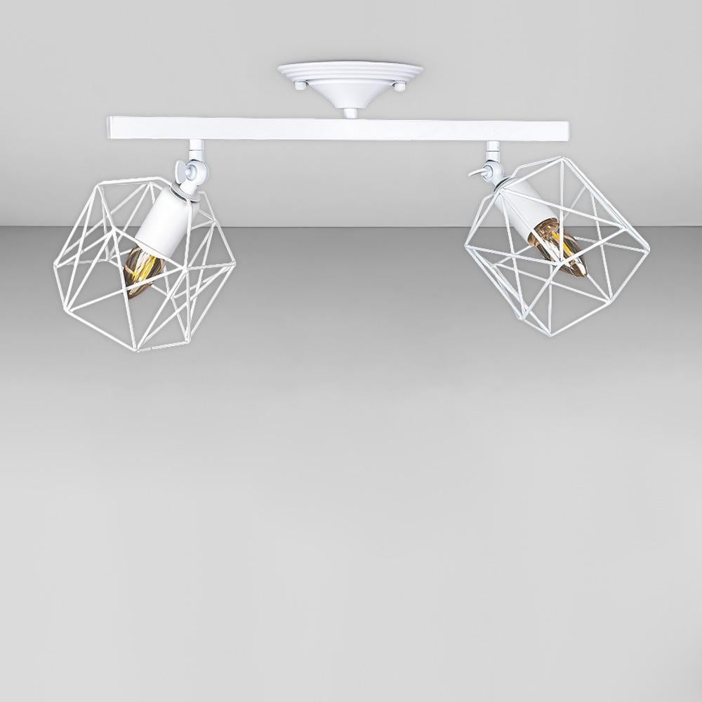 Люстра стельова лофт Light House LS-17181F-2 WH Білий