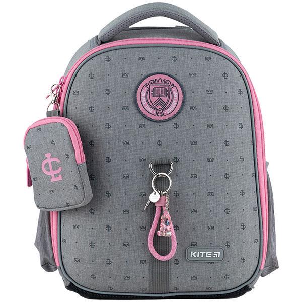 Рюкзак школьный каркасный KITE College Line girl 35х26х13,5 см Серый (ЦБ-00027643) Рюкзак школьный каркасный KITE College Line girl 35х26х13,5 см Серый (ЦБ-00027643)