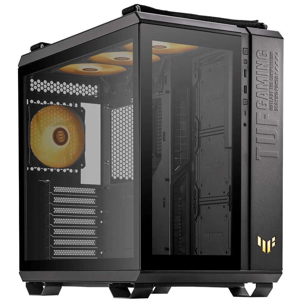 Корпус для ПК Asus TUF Gaming GT502 Plus Midi-Tower no PSU ATX/MicroATX/Mini-ITX ARGB Black (90DC0090-B19010)