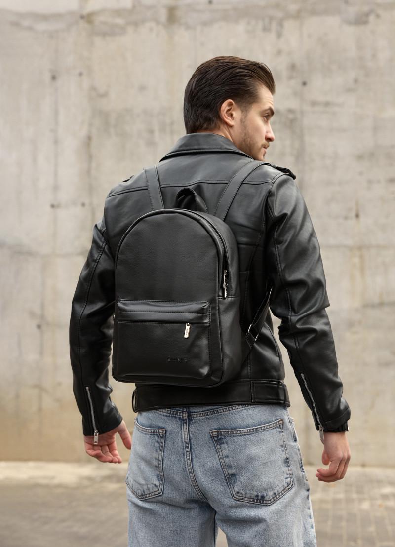 Рюкзак мужской Sambag Brix Classic 35х25х12 см Черный (14511001m)