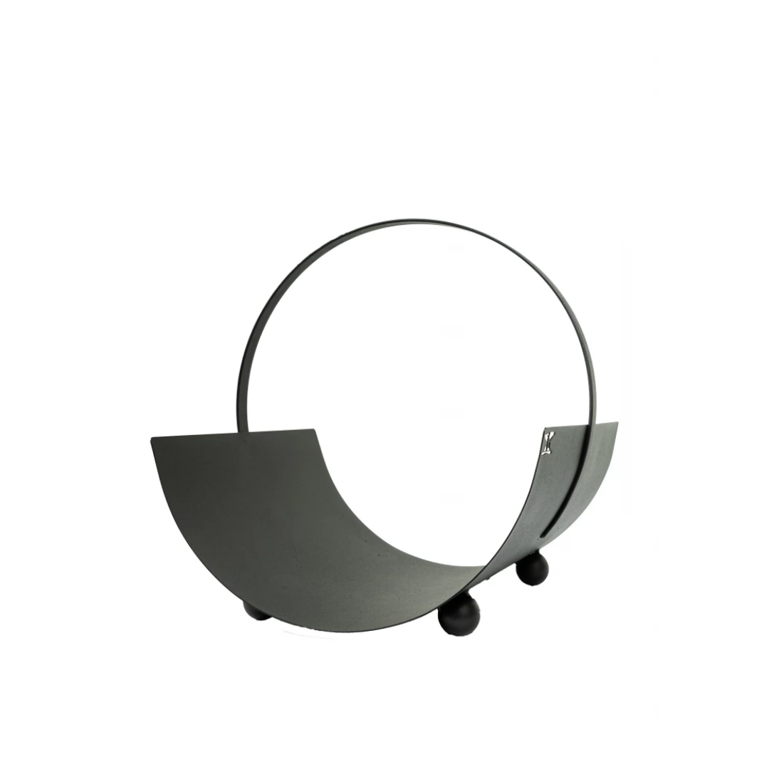 Корзина дровяная cтальная Ferrum Смолоскип с ручкой (28731205)