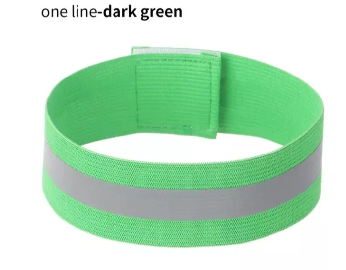 Светоотражающий браслет 4x35 см Зеленый (31050/10) - фото 2 Светоотражающий браслет 4x35 см Зеленый (31050/10) - фото 2