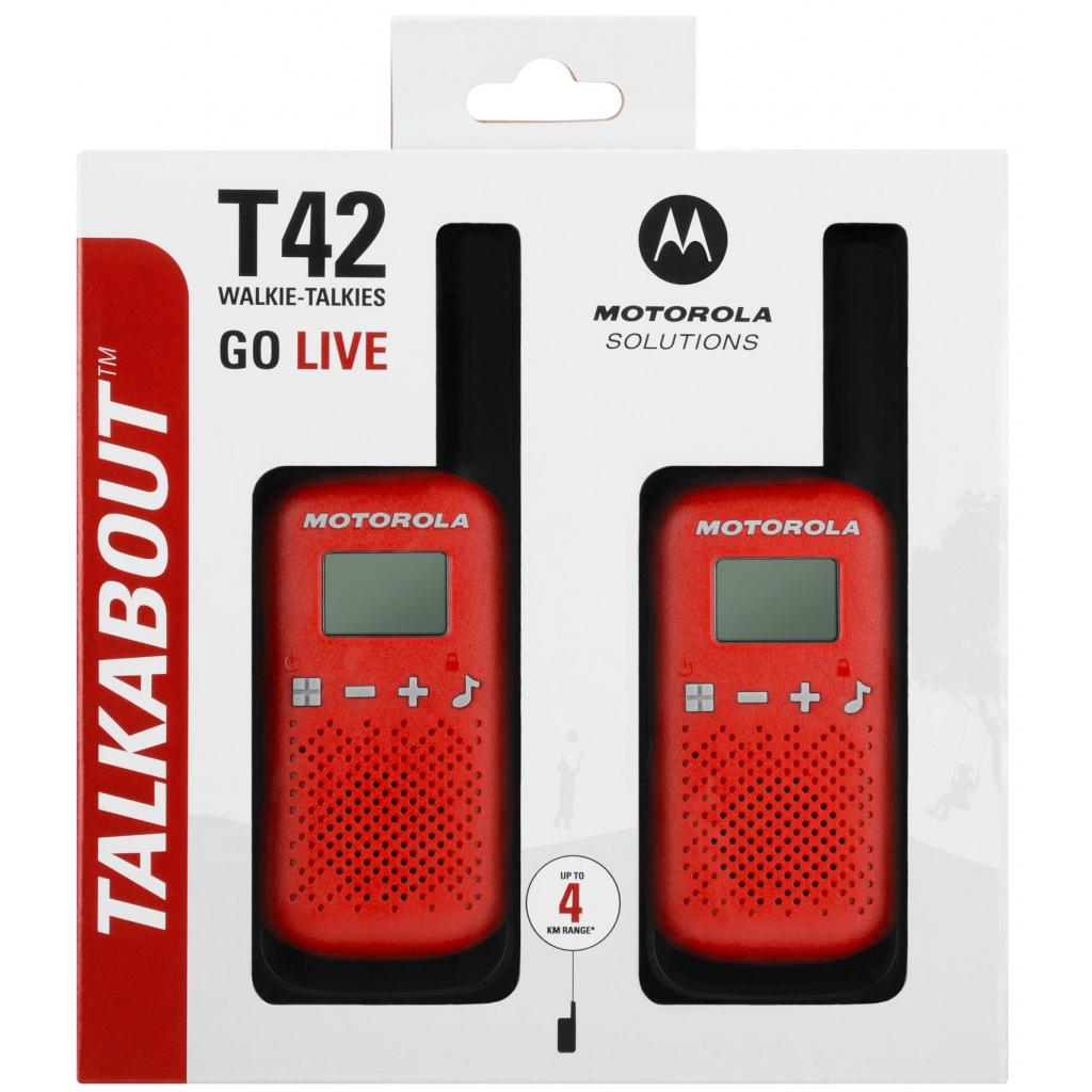 Рация Motorola TALKABOUT T42 Twin Pack Red (B4P00811RDKMAW) - фото 12