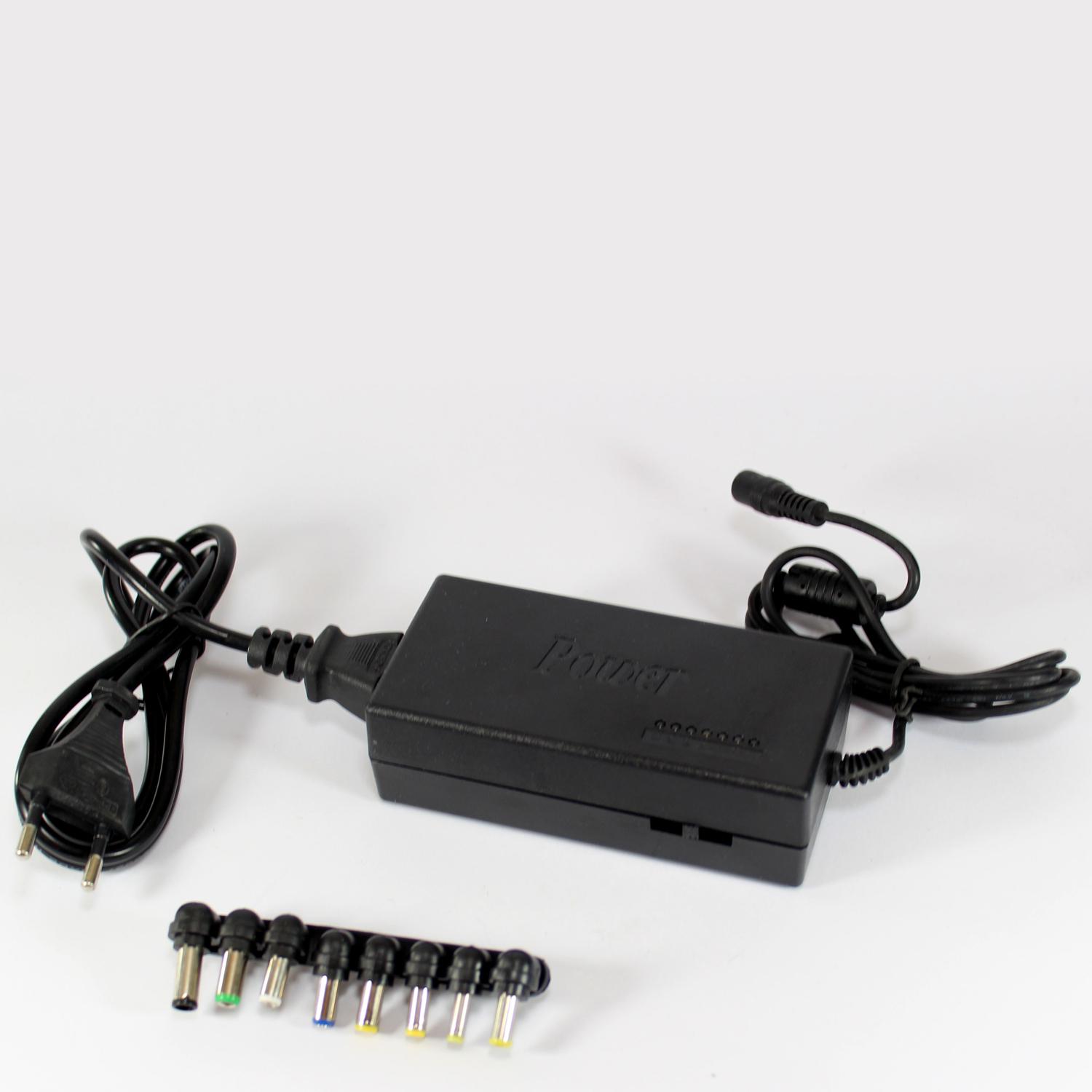 Блок живлення для ноутбуків laptop charger 120W-12/24V із набором перехідників 8 шт. (abc3439d) - фото 6