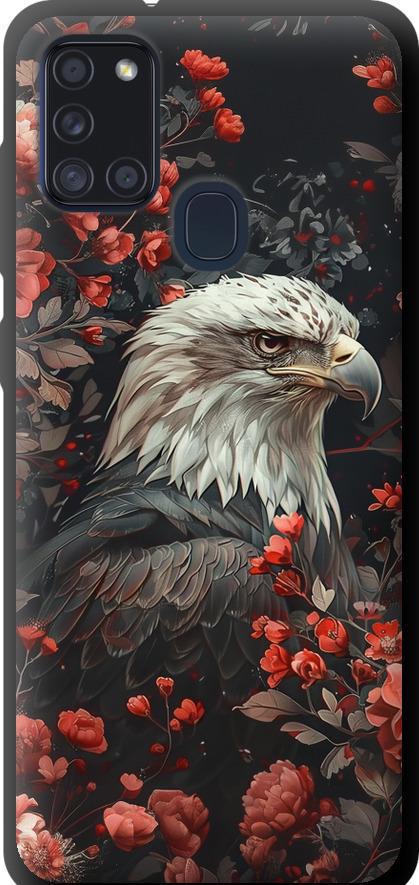 Чехол на Samsung Galaxy A21s A217F Цветочный страж (6102b-1943-42517)