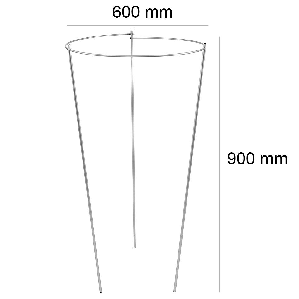 Опора для рослин кільцева 900х600х600 мм (КО-D13/D8-900*600) - фото 2