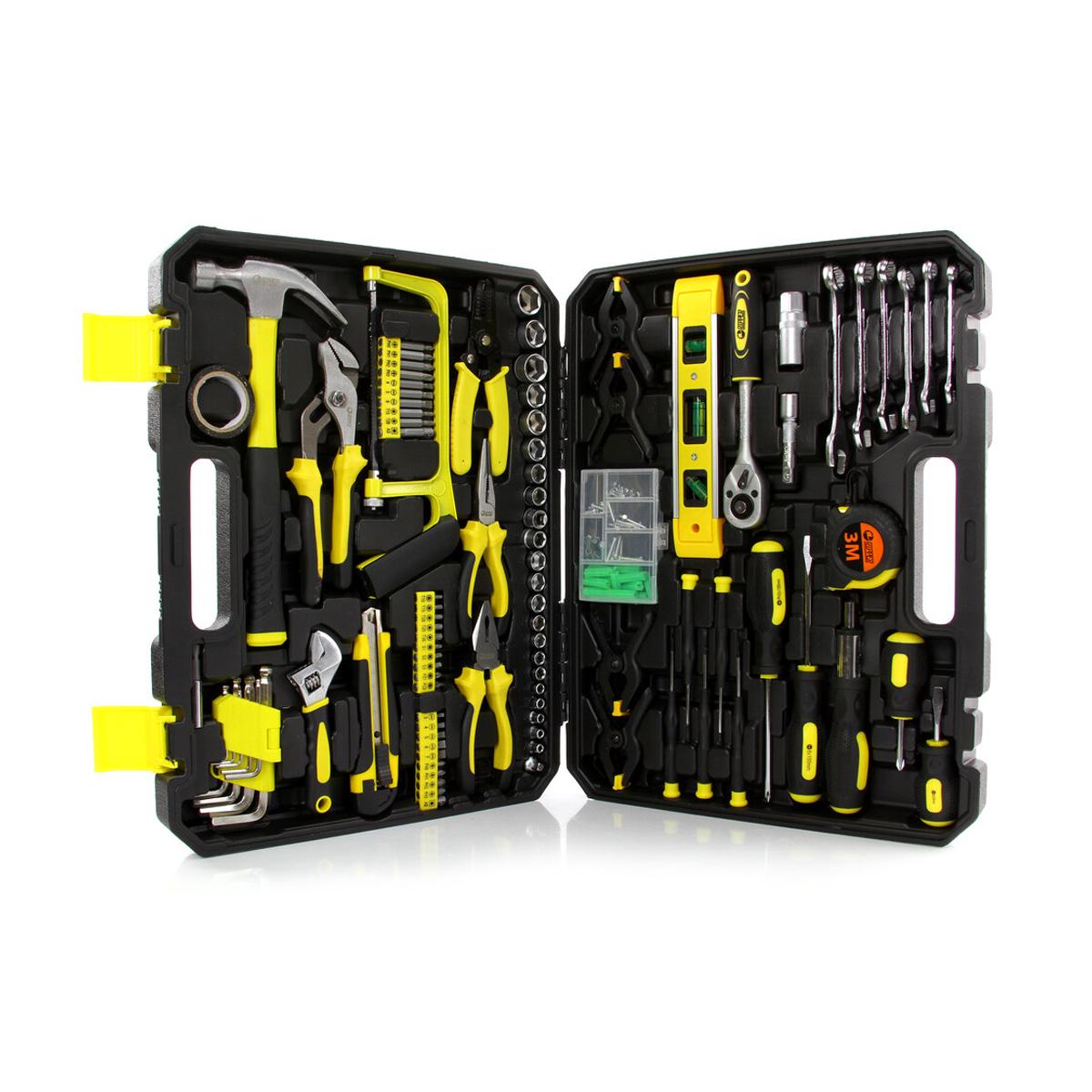 Набір інструментів Mar-Pol M58283 в пластиковій валізі 168 шт. - фото 2 Набір інструментів Mar-Pol M58283 в пластиковій валізі 168 шт. - фото 2