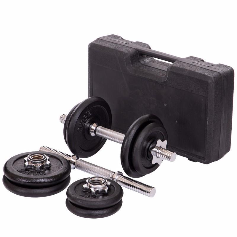 Гантели разборные стальные в кейсе TA-7230-20 10 кг Черный (56363267) - фото 11 Гантели разборные стальные в кейсе TA-7230-20 10 кг Черный (56363267) - фото 11