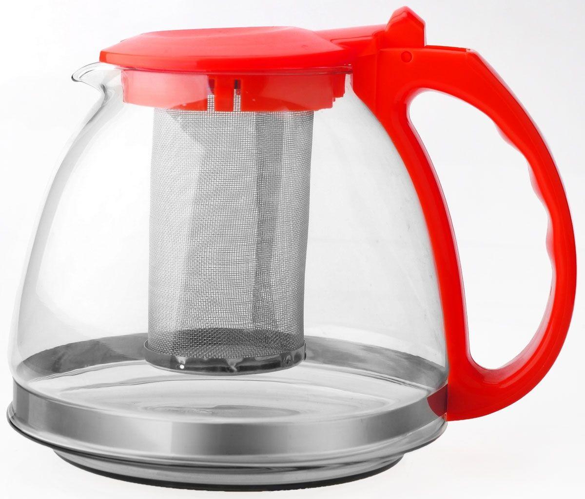 Заварочный чайник SNT 750 мл Красный (9109)