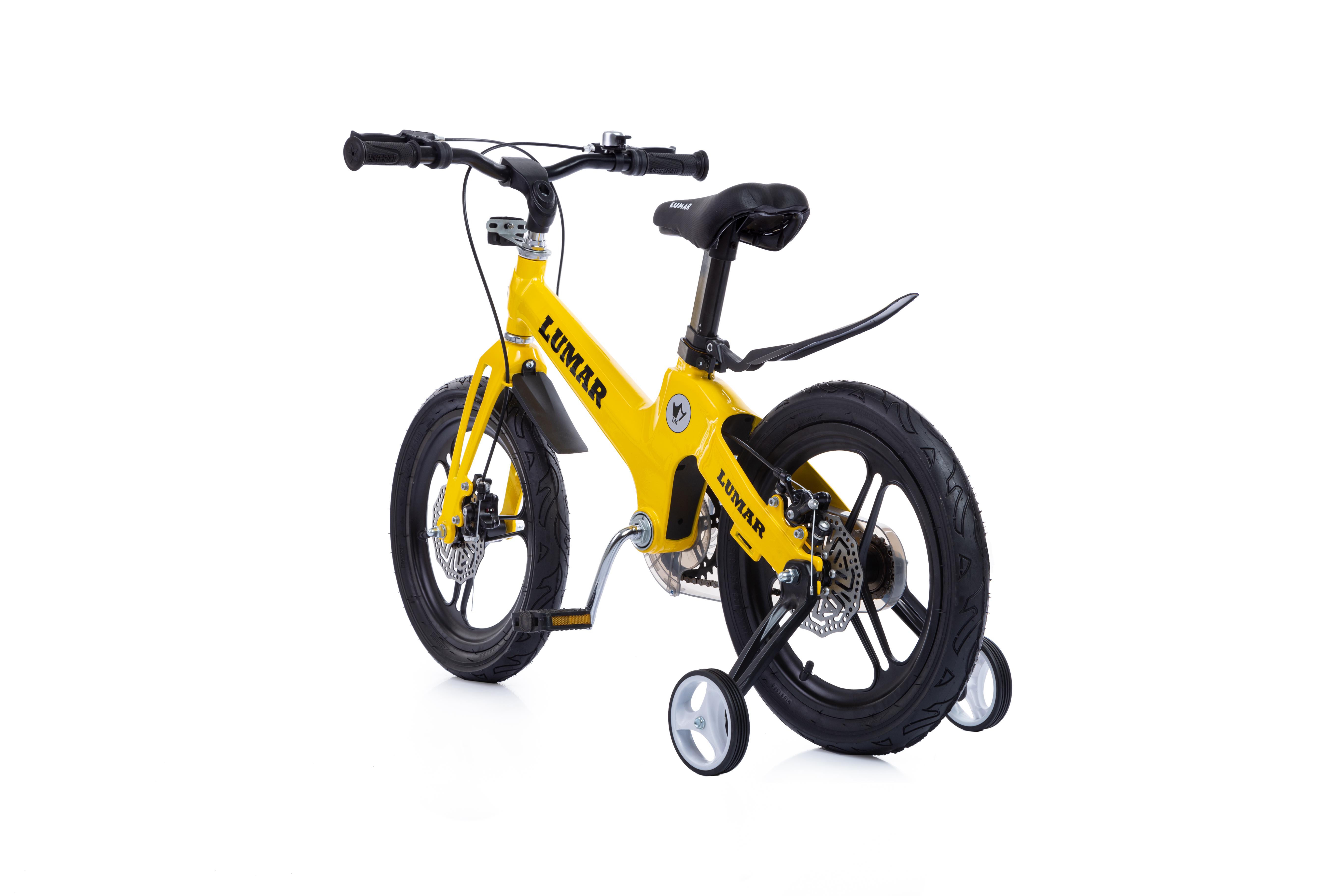 Магнієвий дитячий велосипед LUMAR 16'' Жовтий (1601) - фото 3
