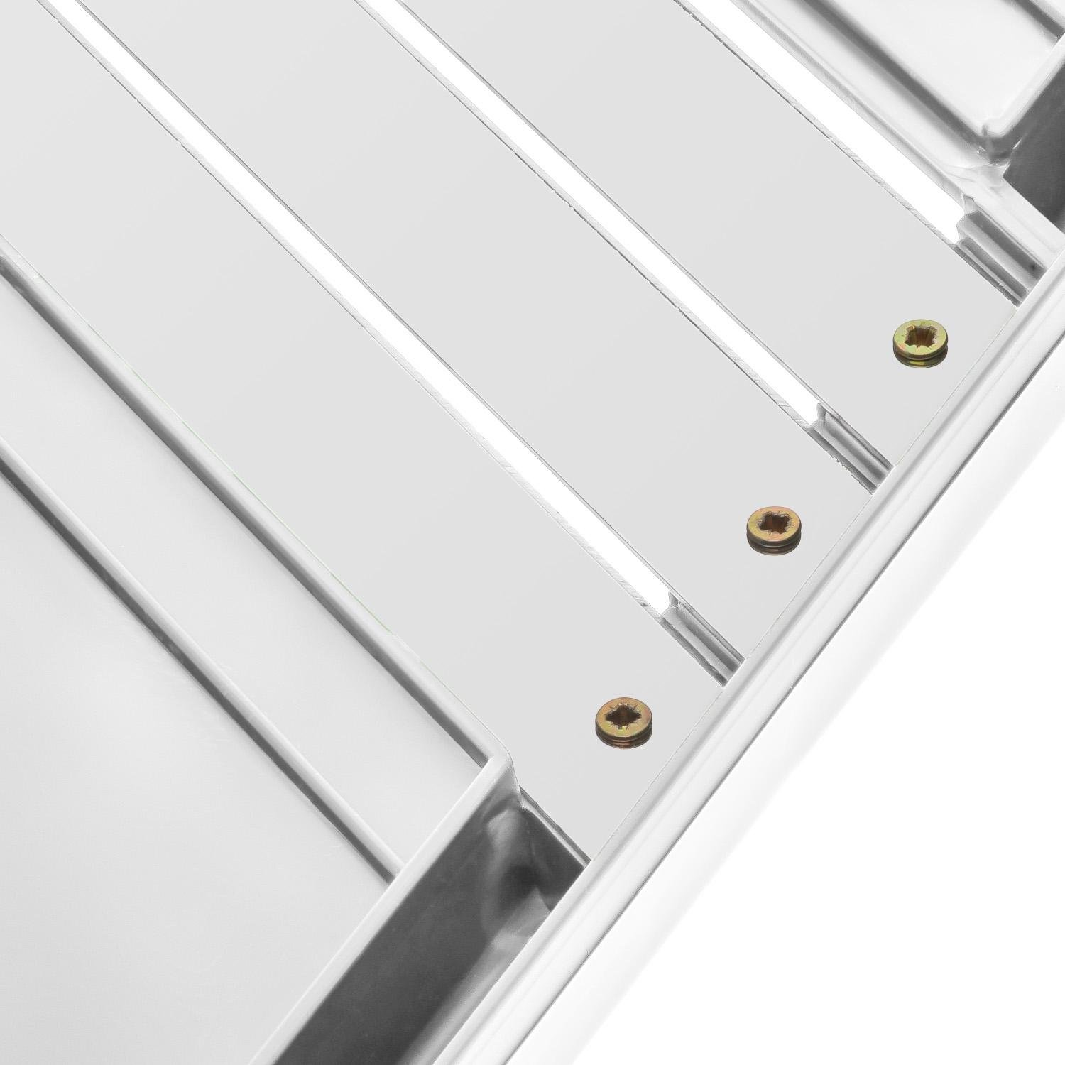 Шинковка для капусты и нарезки овощей/фруктов ручная пластиковая 3 лезвия 16,5х39 см Белый (86940) - фото 7