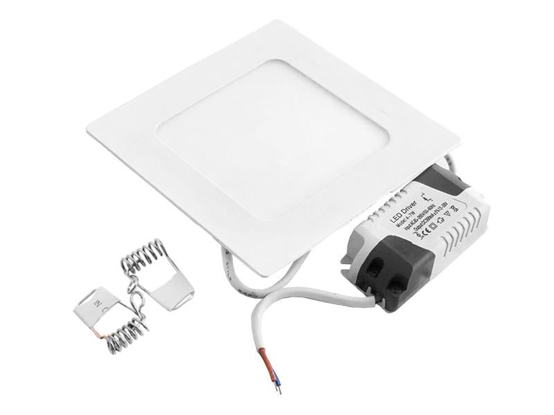 Светильник светодиодный врезной Downlight 6 Вт 6400К квадратный (810)