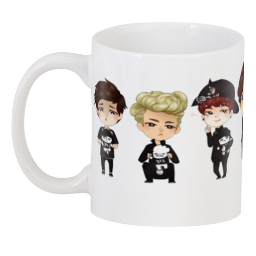 Чашка GeekLand Bangtan Boys BTS мультяшный 330 мл (BTS.02.23)