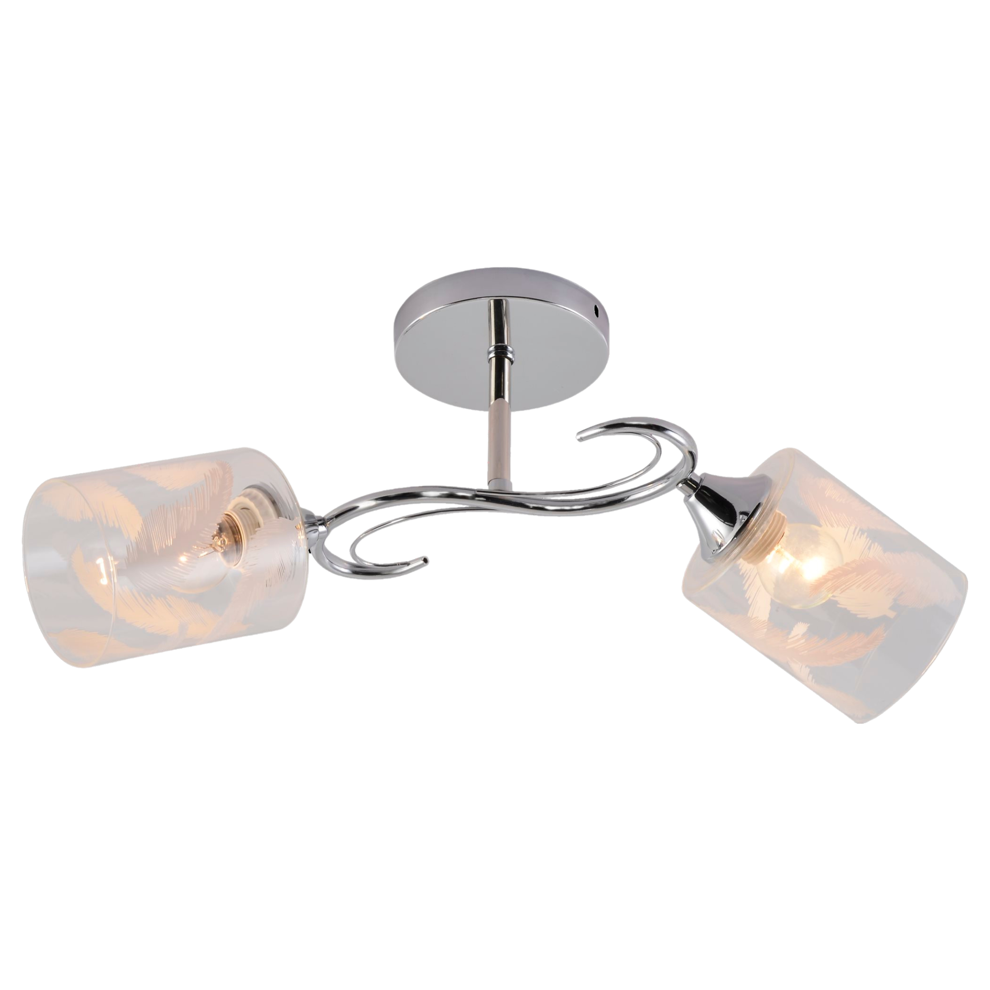 Люстра стельова Valeso V XA1526/2 CR на 2 плафони (000041214)