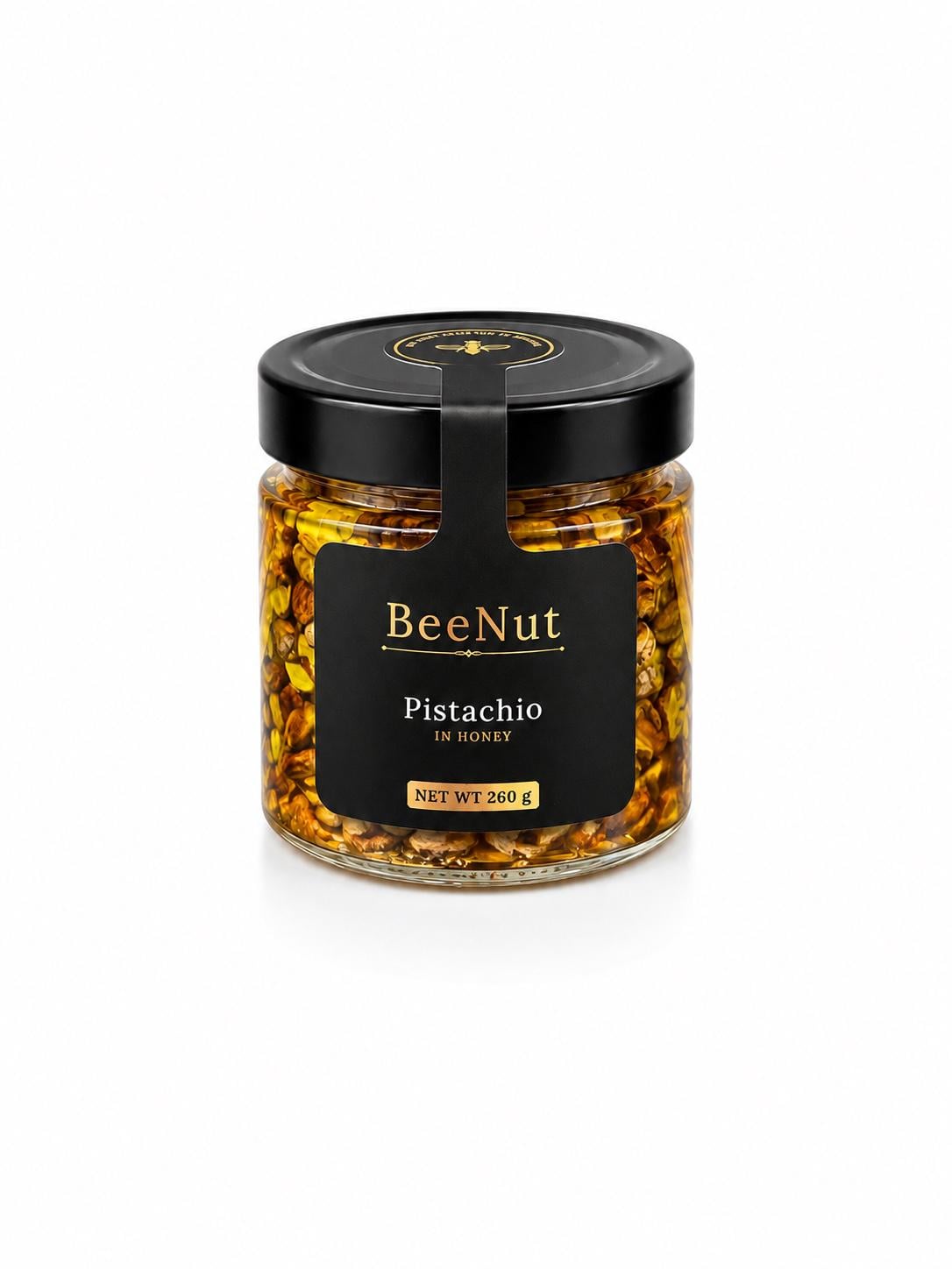 Ядра фисташки в липовом меде BeeNut 260 г (BN-FI-260)