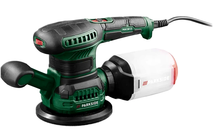 Шлифмашина эксцентриковая Parkside PEXS 300 C3 300 Вт диск 125 мм пылесборник для дерева и металла (PEXS)
