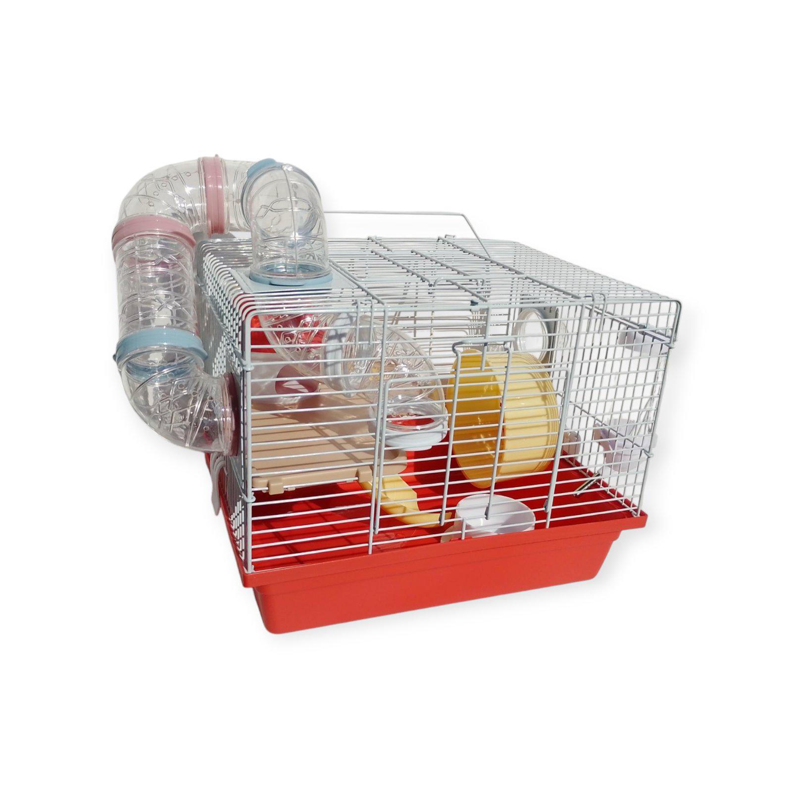 Клітка для гризунів з лабіринтом 3501 Червоний (30060088) Клітка для гризунів з лабіринтом 3501 Червоний (30060088)