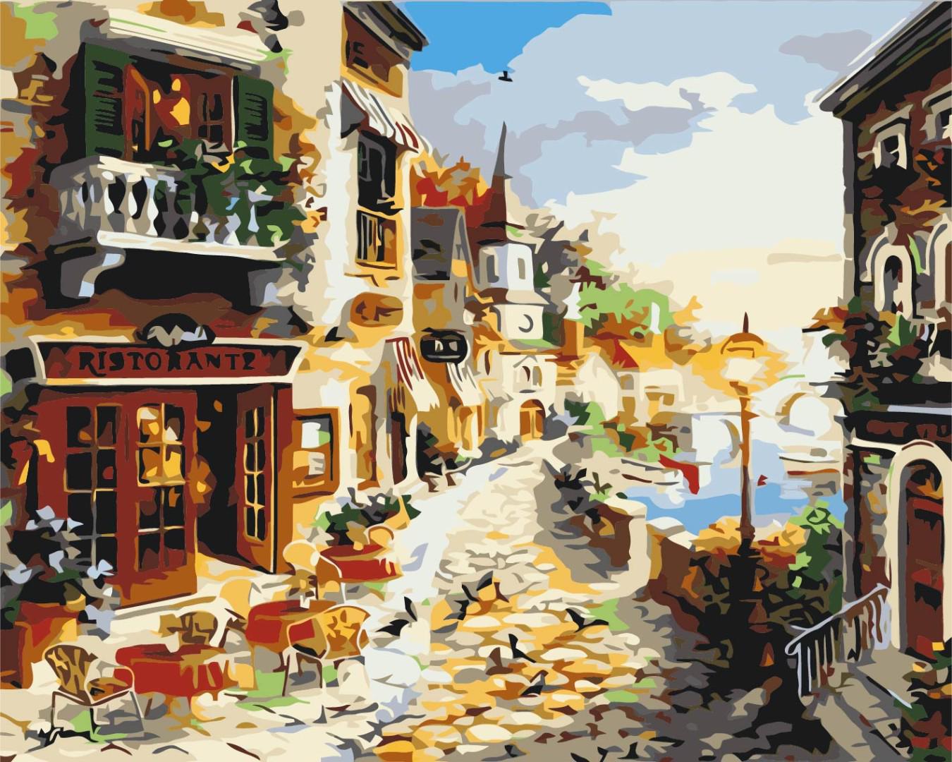 Картина по номерам Brushme Сказочная улица 40x50 см (BS7233)