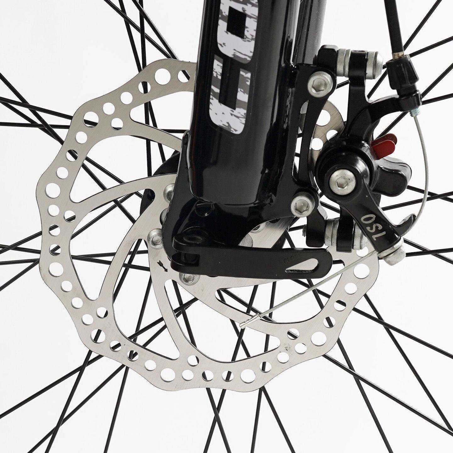 Велосипед горный двухподвесный Corso Rend 27,5" рама 15" Черный - фото 5