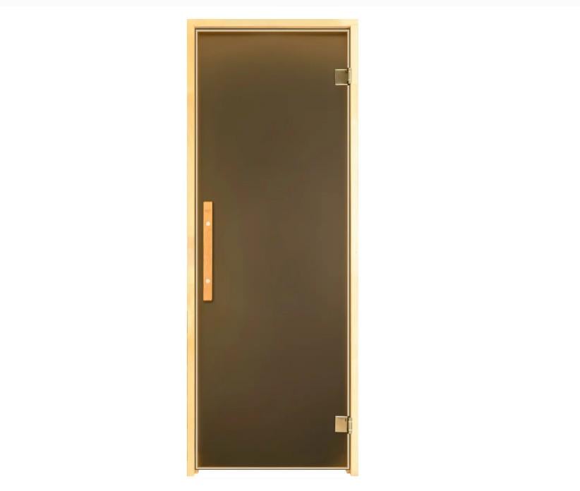 Двери для бани Tesli Lux Magnetic 2000x800х8 мм Бронзовый/Прозрачный (015038)