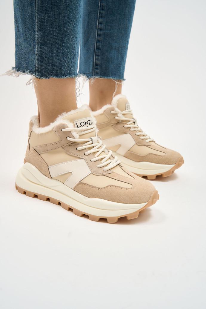 Черевики жіночі LONZA р. 38 Бежевий (179901)