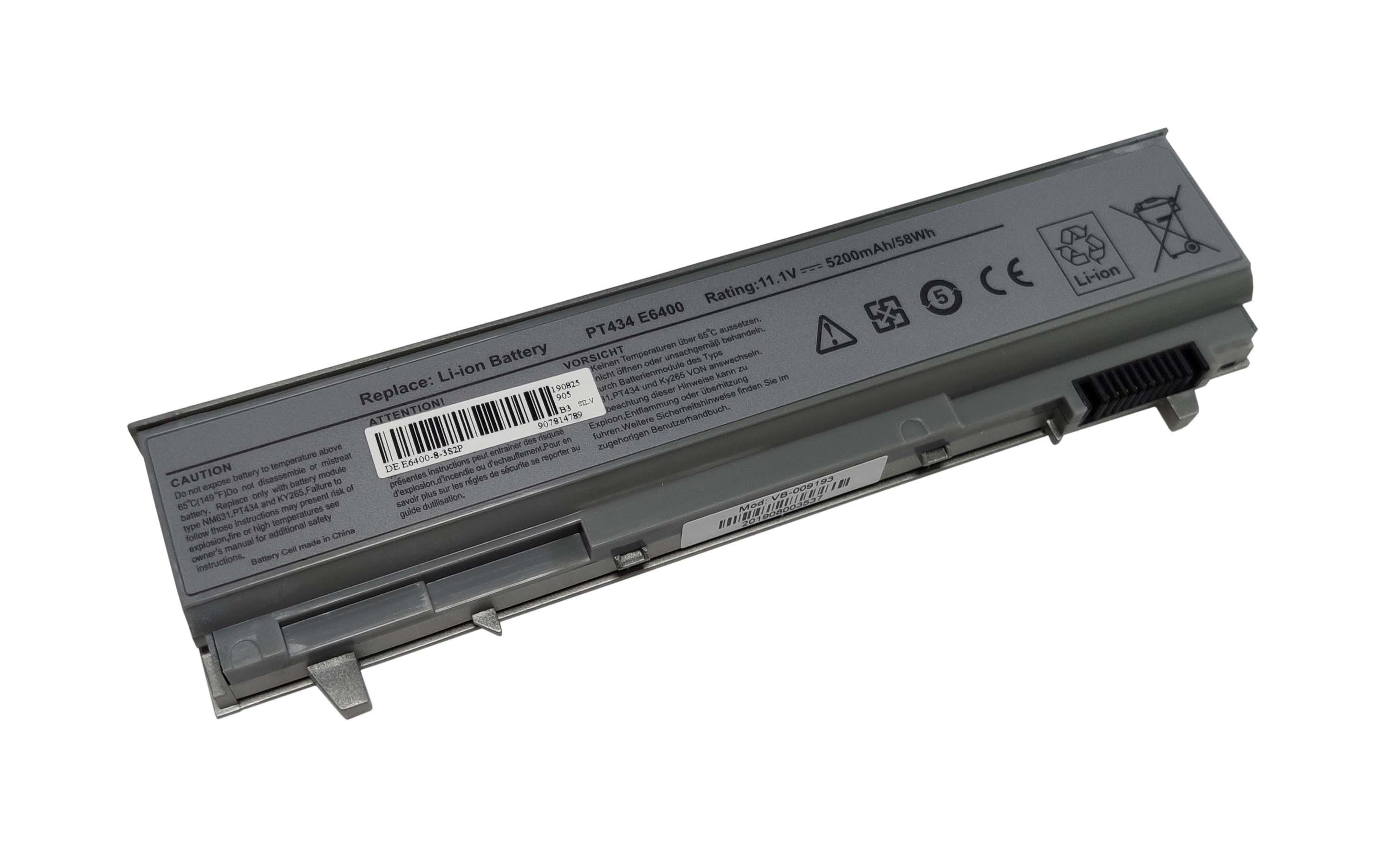 Аккумулятор для ноутбука Dell PT434 E6400 11,1 V 5200 mAh