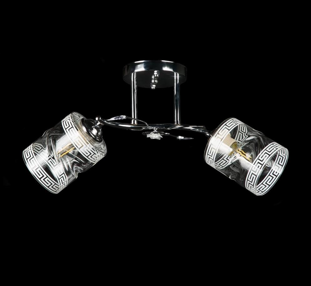 Люстра с плафонами Splendid Ray (L9622B/2 CR) Люстра с плафонами Splendid Ray (L9622B/2 CR)