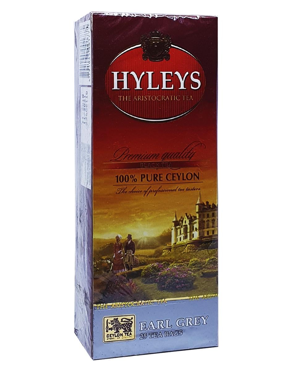 Чай черный Hyleys Earl Grey с бергамотом в пакетиках 25 шт. х 2 ч (650)
