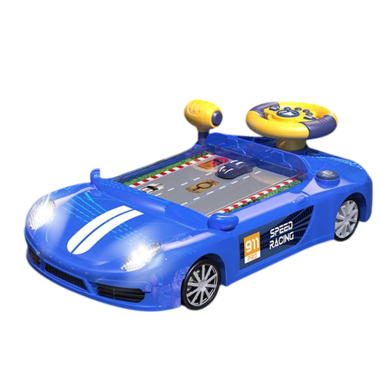 Іграшковий музичний автотренажер Fun Game Шалений драйвер англійська озвучка (SJ703B)