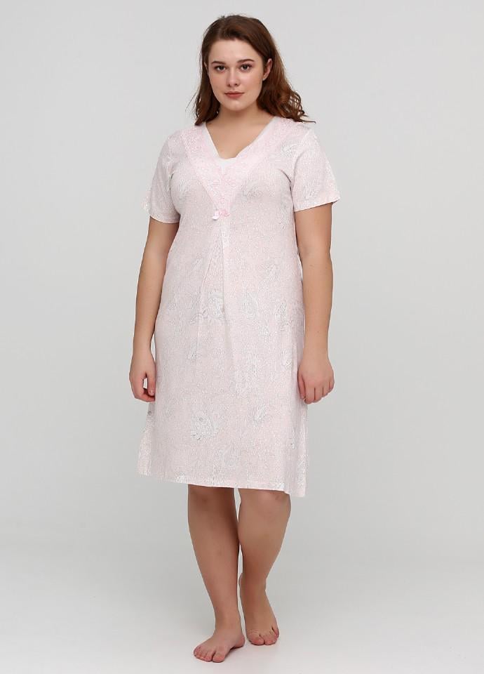 Ночная рубашка Cotpark 4XL Розовый (13318) Ночная рубашка Cotpark 4XL Розовый (13318)