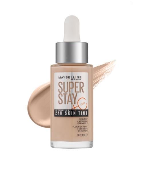Стойкий тональный флюид для лица Maybelline New York Superstay Skin Tint с витамином С-03 30 мл (2860910042)
