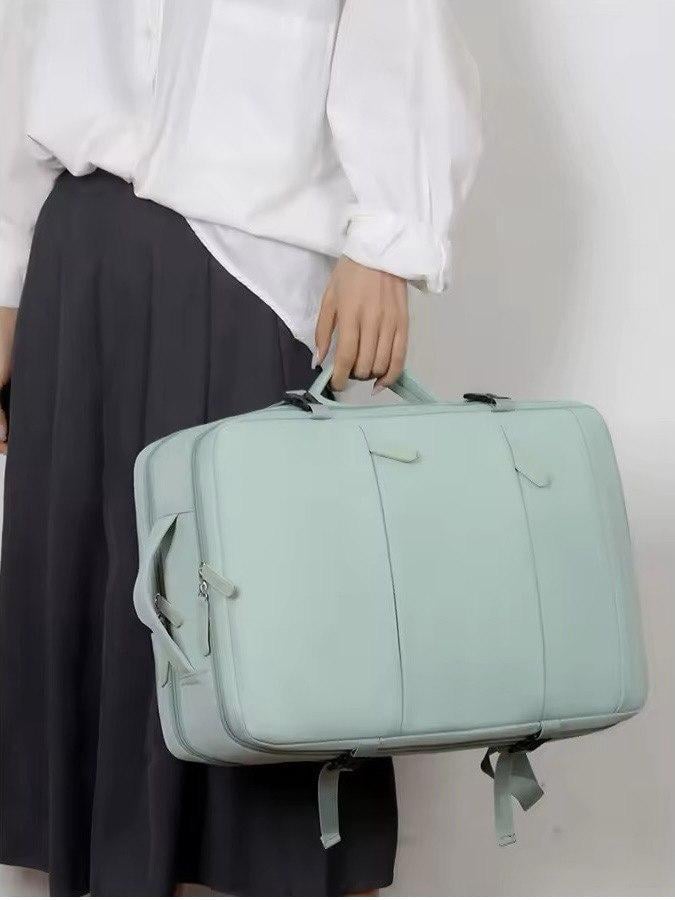 Рюкзак дорожній ручна поклажа для ноутбука usb М'ятний