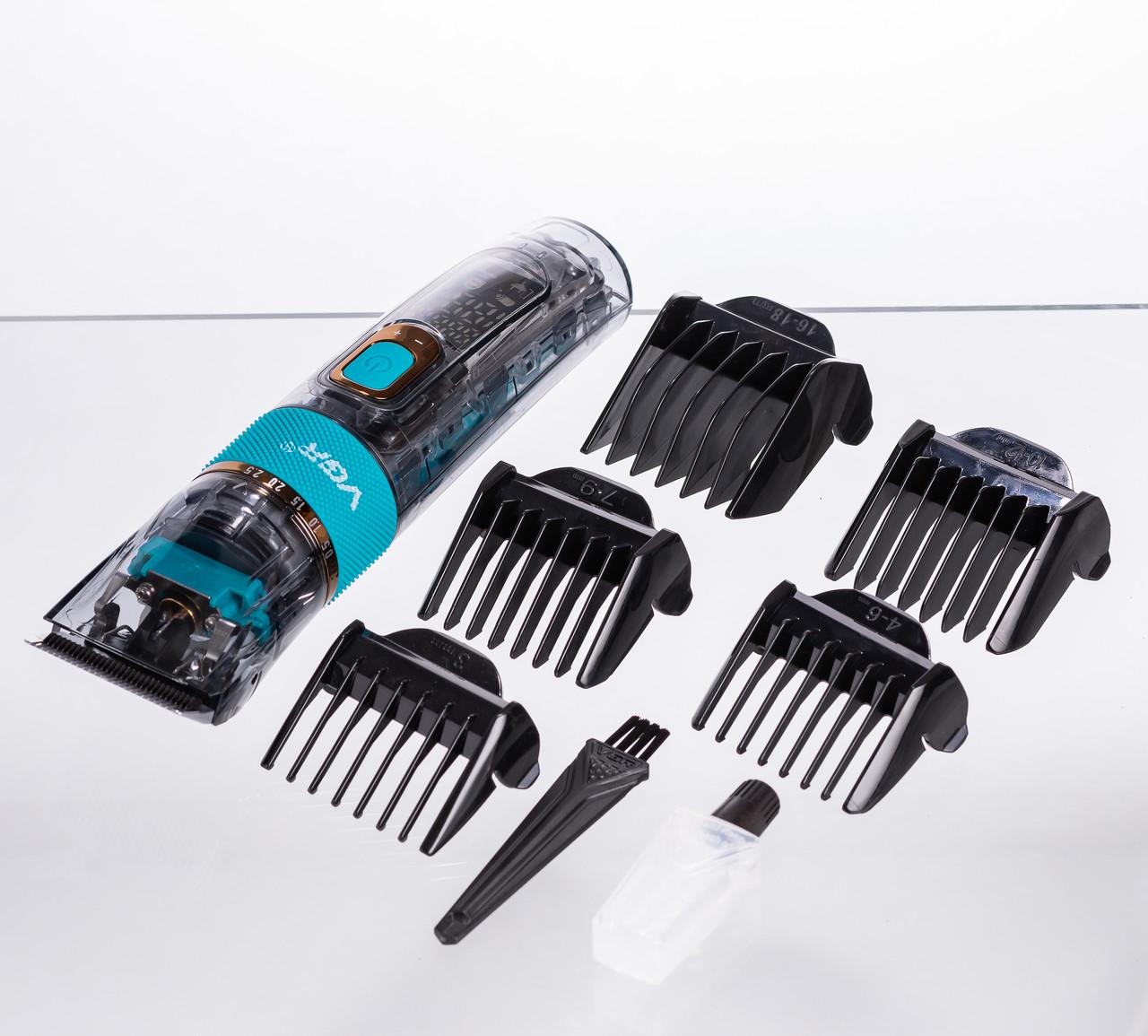 Машинка для стрижки VGR V-695 Синий (7378) - фото 4