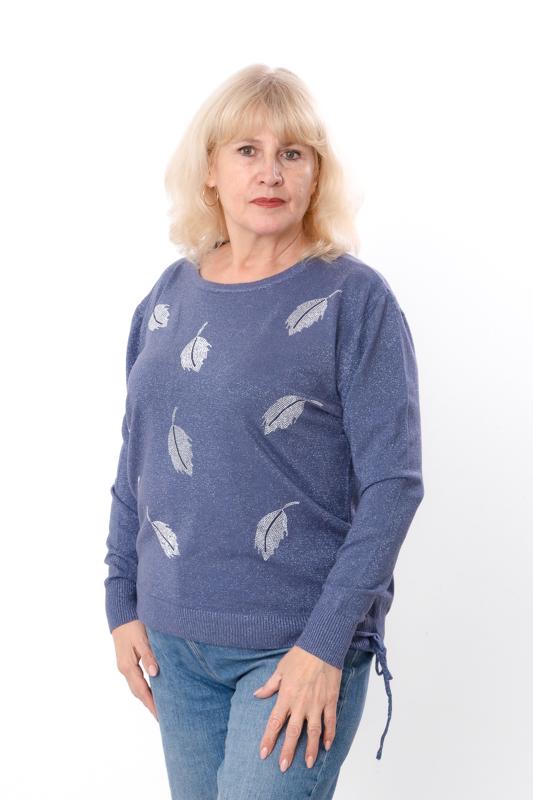 Джемпер жіночий батал Носи Своє р. 54/56 Темно-сірий​ (18098) - фото 2