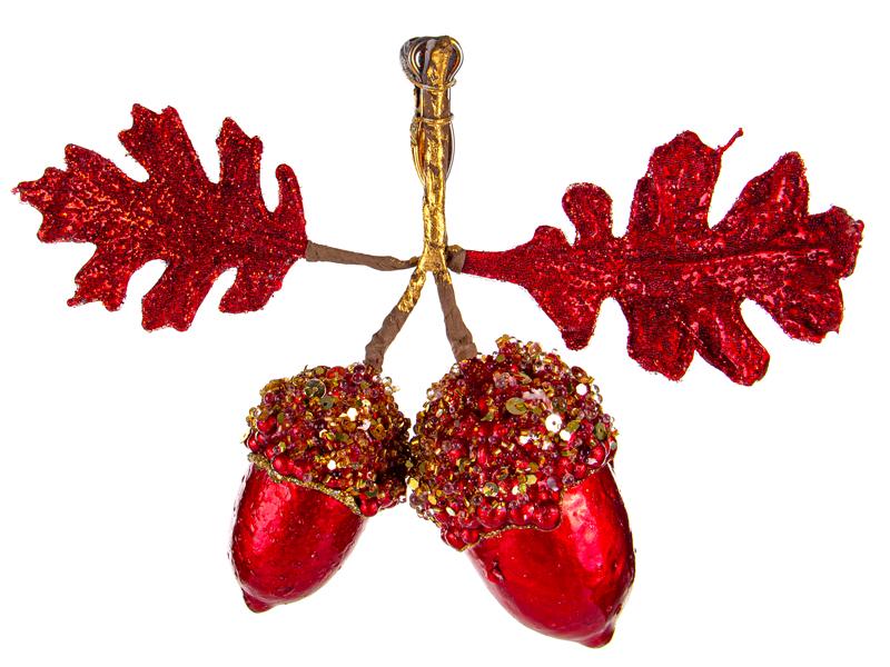 Елочное украшение Elen Желудь (66-089)