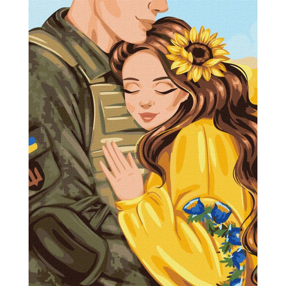 Картина по номерам Идейка Самые родные объятия 40x50 см (KHO2687)