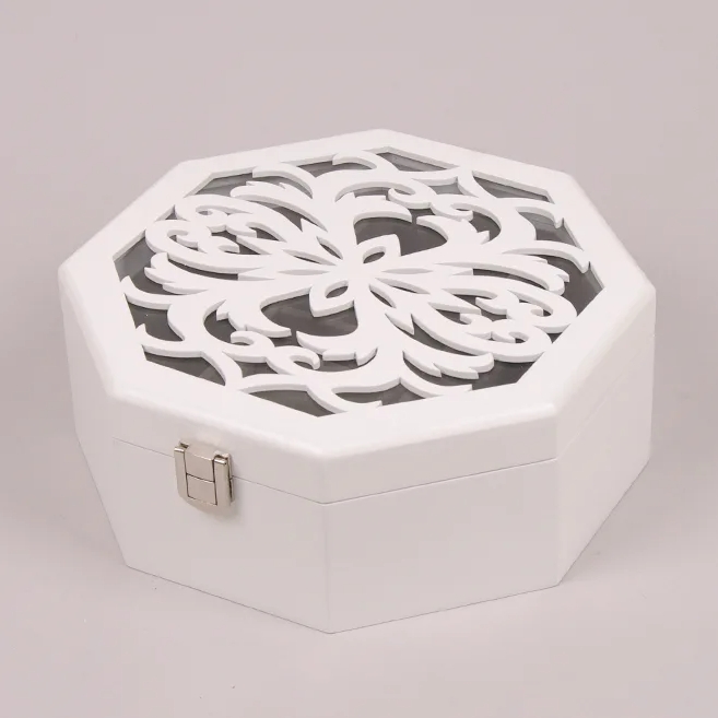 Шкатулка для бижутерии Flora Белый (26740)