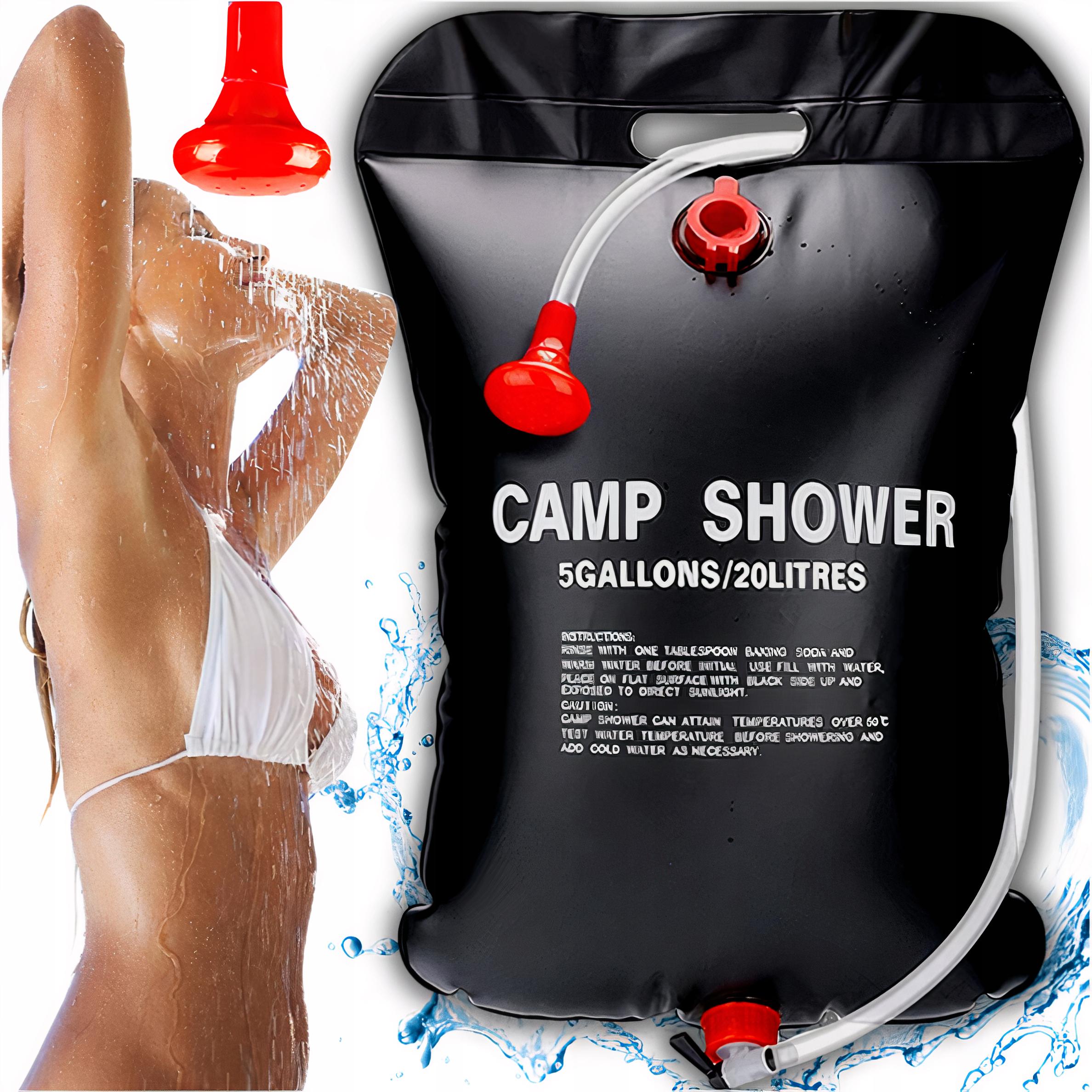 Душ кемпінговий Camp Shower 20 л Чорний (S126S black) - фото 10