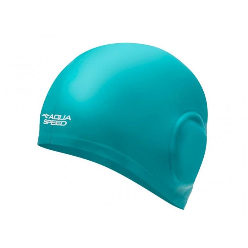 Шапочка для плавания Aqua Speed EAR CAP Volumeі OSFM Бирюзовый (6936116102256)