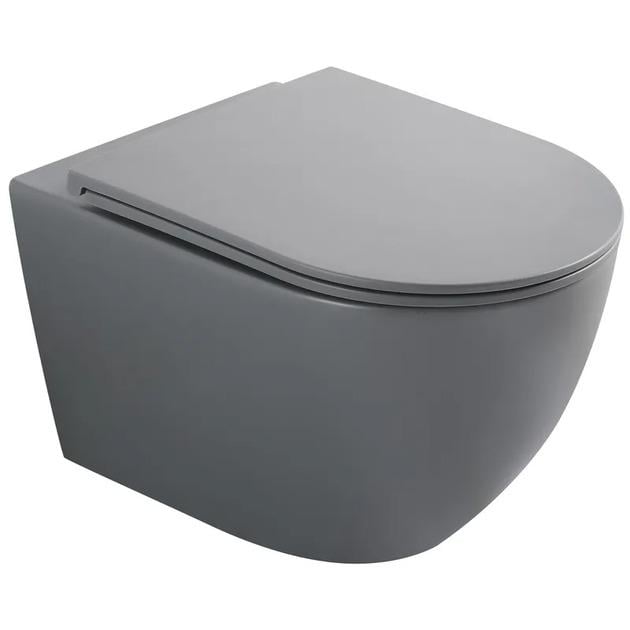 Унітаз підвісний Mixxus Premium ELLIPSE-0308-T3 GRAY система змиву TORNADO Графітовий (MP6654) Унітаз підвісний Mixxus Premium ELLIPSE-0308-T3 GRAY система змиву TORNADO Графітовий (MP6654)