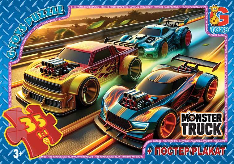Пазли G-Toys із серії Монстер траки 35 ел. (MTT-186740)