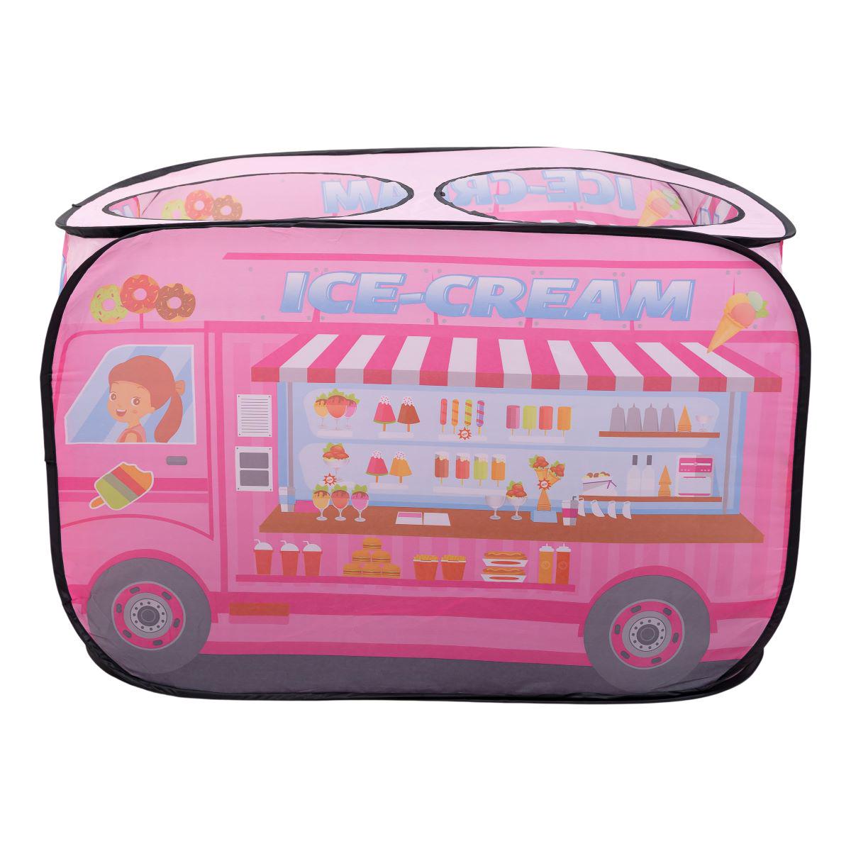 Палатка детская игровая Фургон с мороженым для девочки 110x70x66 см Розовый (7224) - фото 8 Палатка детская игровая Фургон с мороженым для девочки 110x70x66 см Розовый (7224) - фото 8