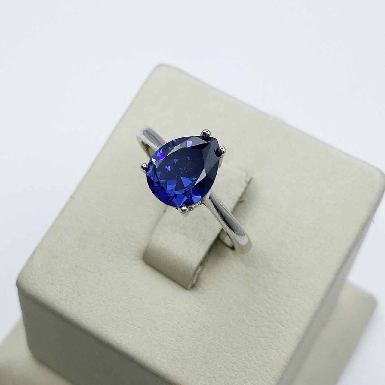 Кольцо серебряное с танзанитом р. 19 3,32 г (1941911569)