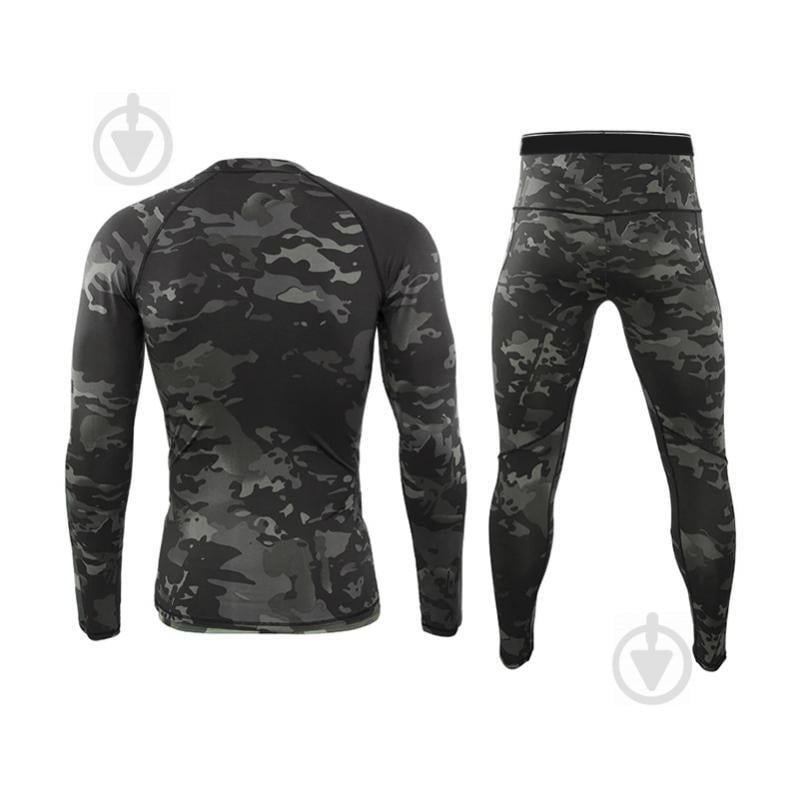 Термобелье мужское Lesko A152 3XL Camouflage Black (3566-19532) - фото 2