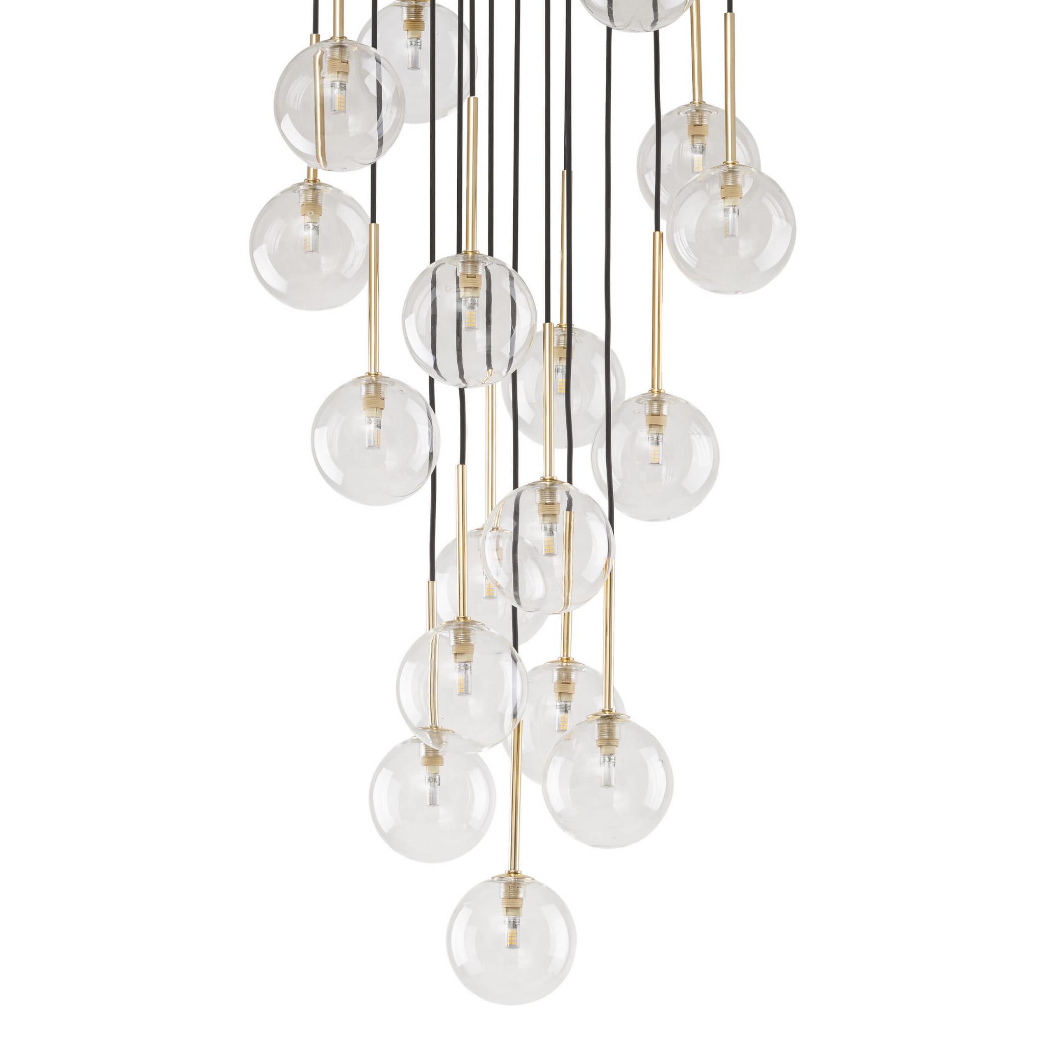 Люстра TK-Lighting 5945 Nilos Black/Gold - фото 2