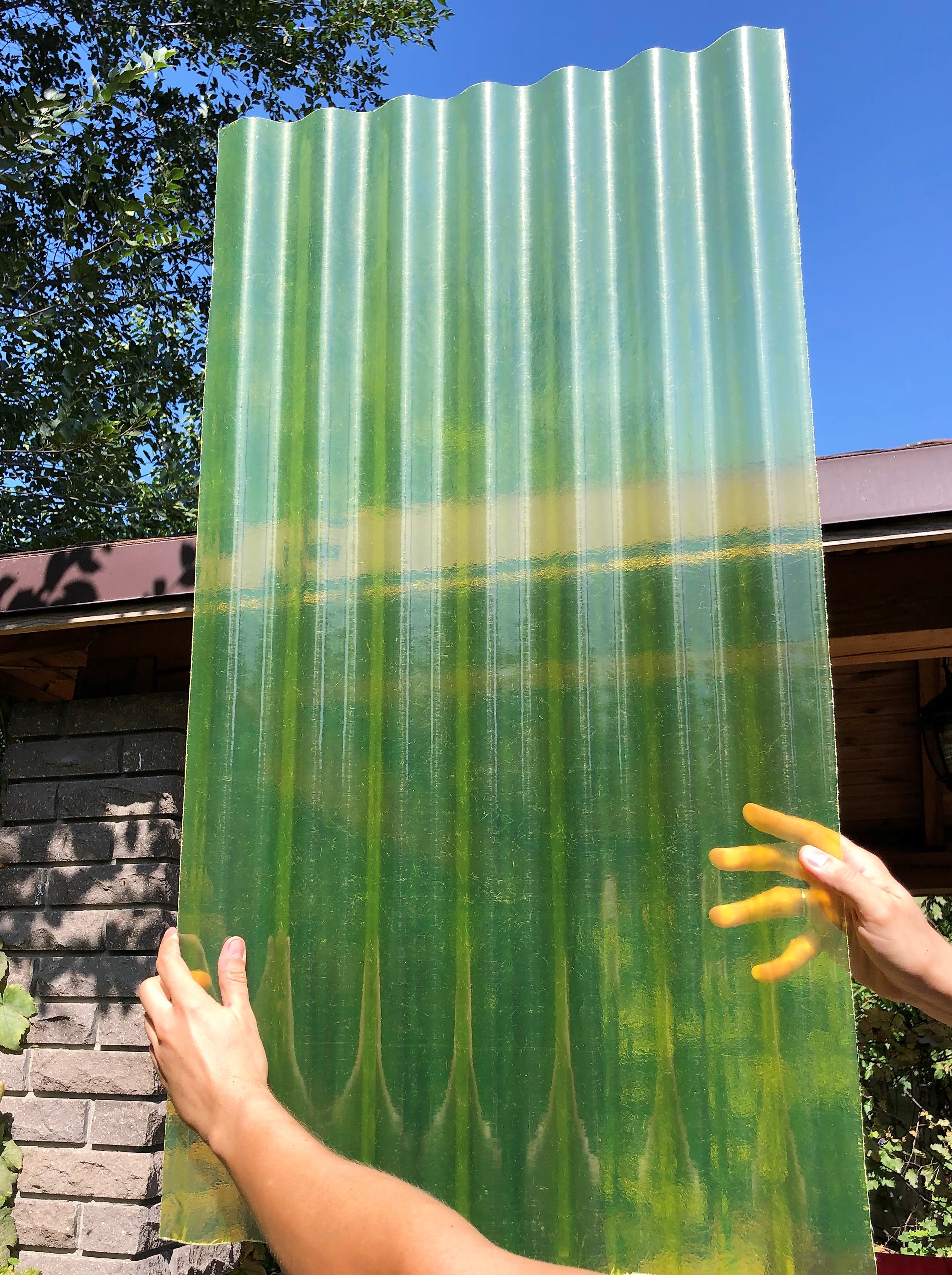 Шифер в рулонах пластиковий гофрований PolyRoll 2 м Жовтий - фото 6 Шифер в рулонах пластиковий гофрований PolyRoll 2 м Жовтий - фото 6