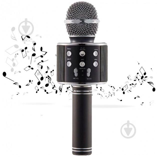 Беспроводной микрофон для караоке Wster WS-858 Черный