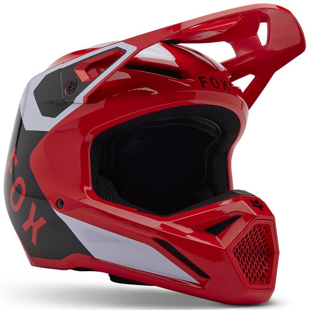 Мотошолом Fox V1 HELMET LEAN XS Flo Red (47907)