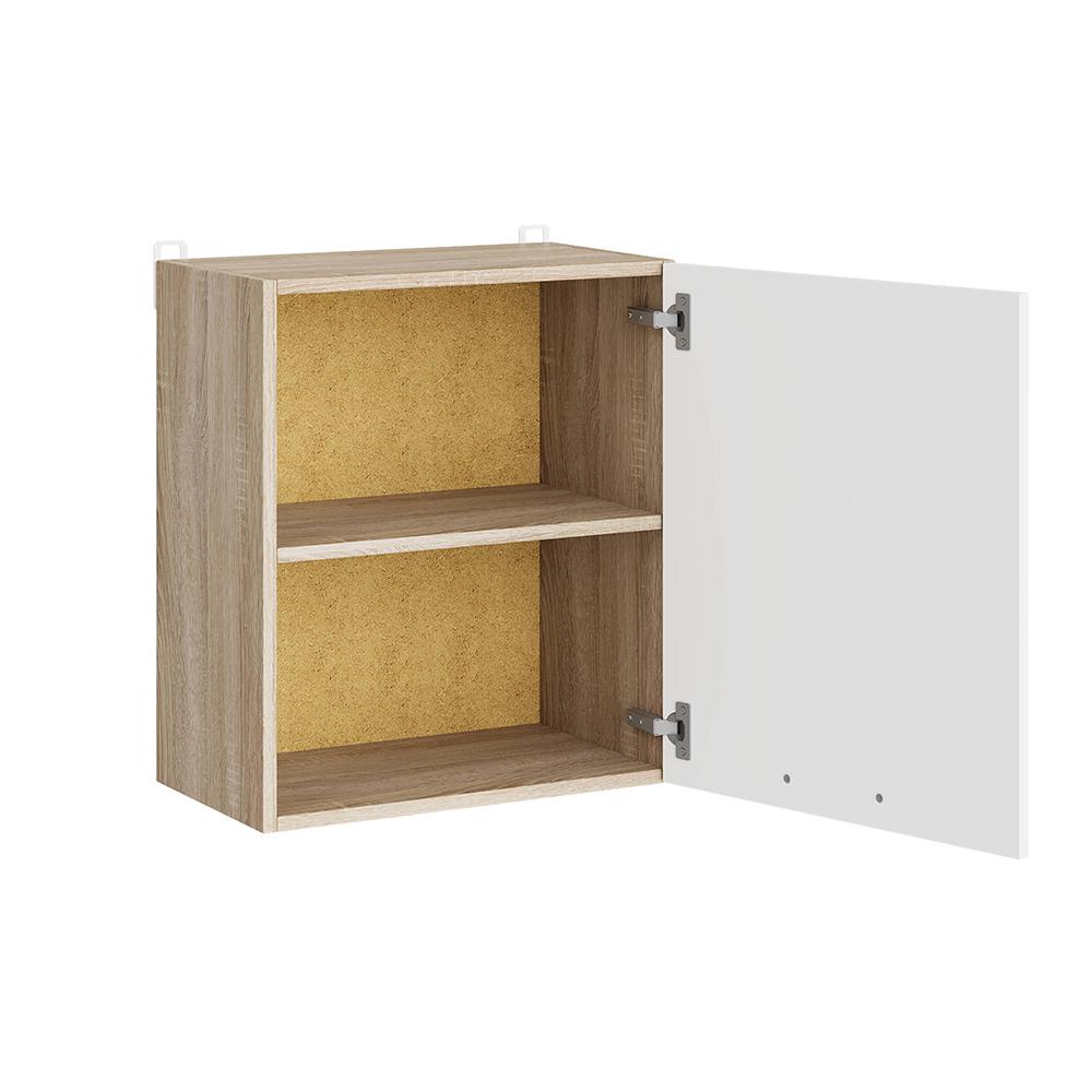 Кухонный модуль верхний Эверест Эко 500 50х30х58 см Дуб сонома/Нимфея альба (EVR-071011) - фото 2 Кухонный модуль верхний Эверест Эко 500 50х30х58 см Дуб сонома/Нимфея альба (EVR-071011) - фото 2